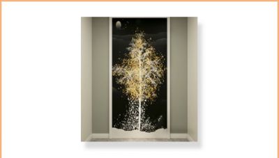 背景墙—玄关背景K055