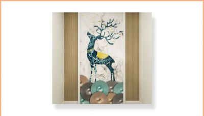 背景墙—玄关背景K054